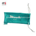 Customized size 9*18cm factory microfiber drawstring pouch